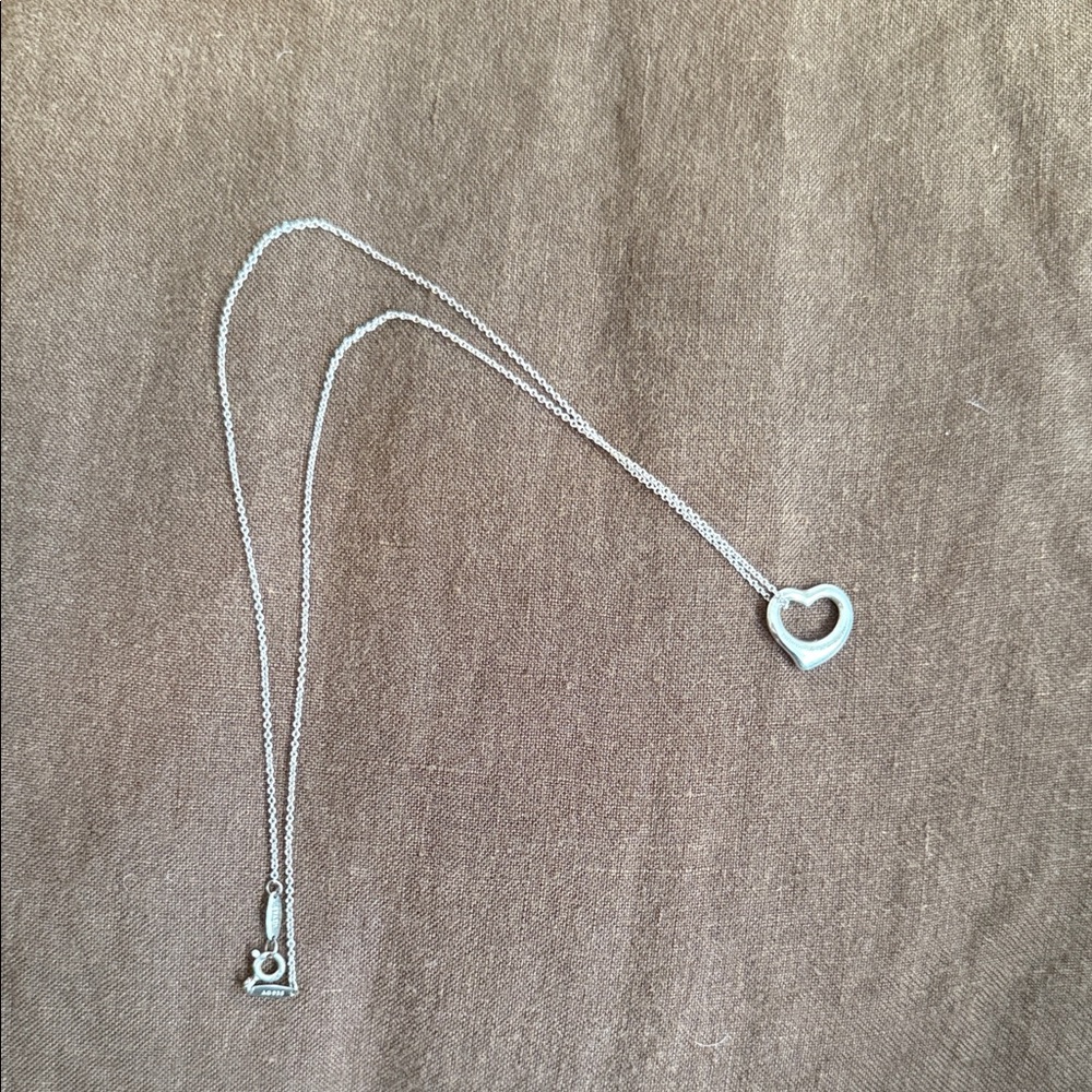 Tiffany & Co. Silver Heart Necklace